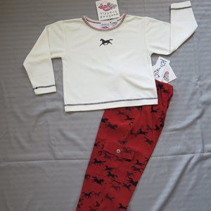 Weekend Traffic Girls Horse Tee and Pants  Size 6/6X  NWTs